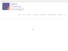 Tablet Screenshot of digitalcoachinginternational.com